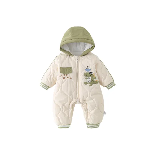 XiaoJinBu Экрю Детские комбинезоны ползунки