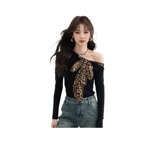 ERIRI Черные Женские Футболки