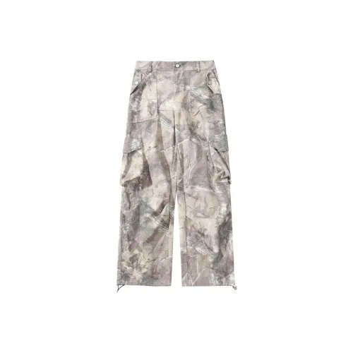 GOODHENLCE Опавшие листья Хаки Унисекс Джинсы