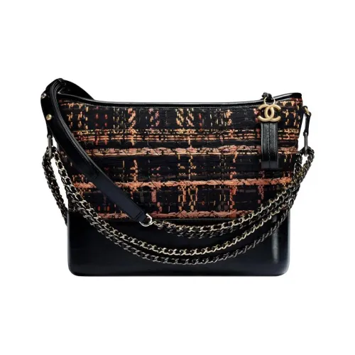 CHANEL Gabrielle Коровья кожа Сумка Сумка через плечо Сумка через плечо Женская Черная Коричневая