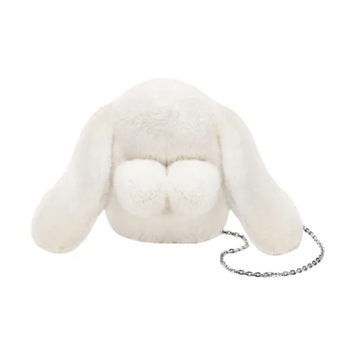 BEGOOER Искусственный мех Сумка через плечо Сумка на плечо Женская Белая