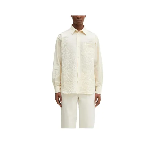 NORSE PROJECTS Бежевые Мужские Рубашки