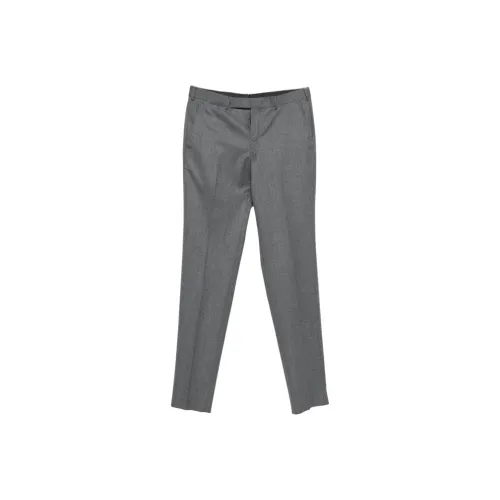 Ermenegildo Zegna Серые Мужские Брюки для Костюма