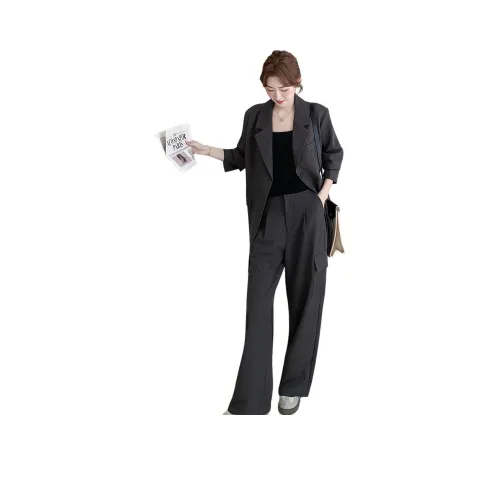 MEXICAN Темно-серый Женский Повседневный Костюм