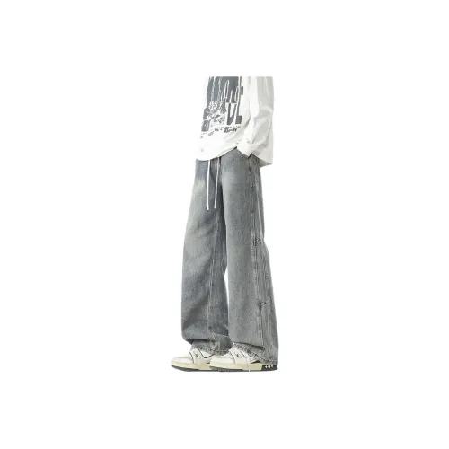 JEANSWEST Ностальгические синие унисекс джинсы