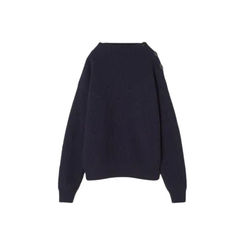 Lanvin Темно-синие мужские свитеры