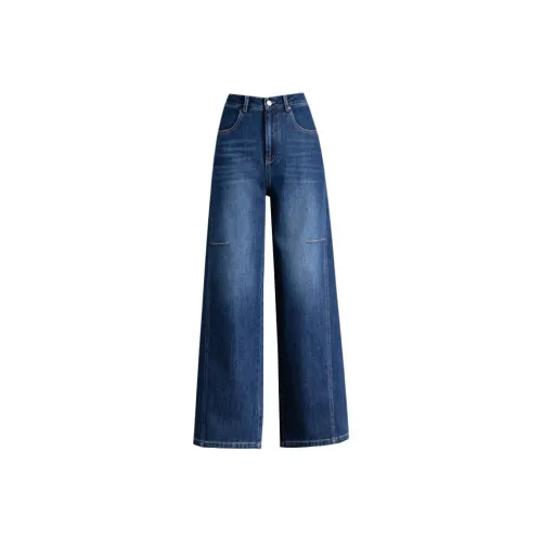 You cow me pants Тихий синий Женские Джинсы