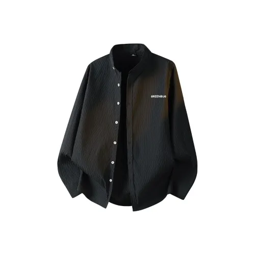 Bug Small Green Длинный рукав Шифон Унисекс