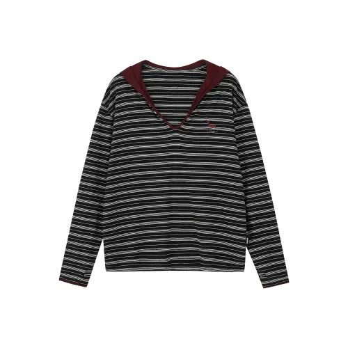 XIAOLIZI Черные Женские T-рубашки