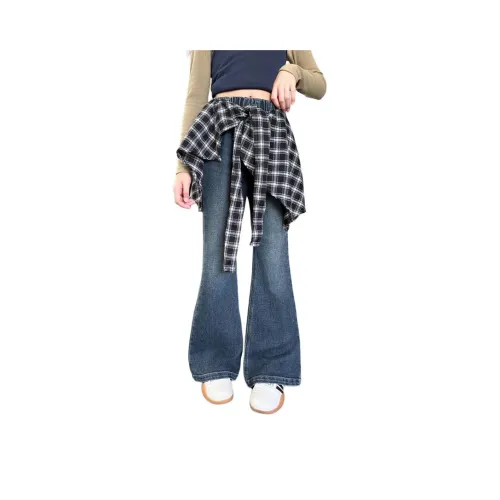 Mu Tong Teenager Denim Wide Leg Pants Mu Tong Teenager Деним Широкие Брюки