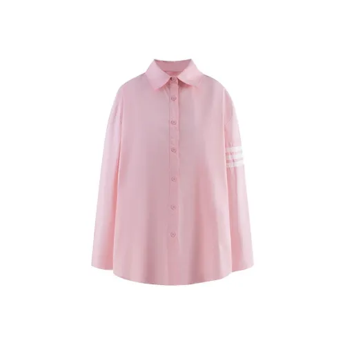 Leather Cat Розовый Женские Рубашки