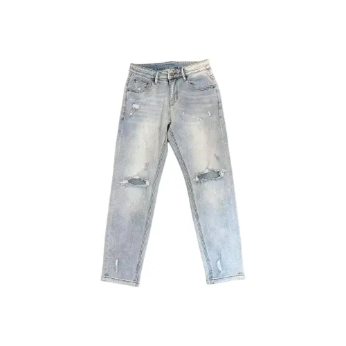 NRXX Светло-синие мужские джинсы