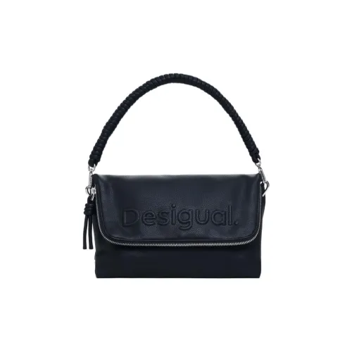 Desigual Искусственная кожа Одно плечо Сумка Женская Черная