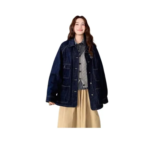 MEXICAN Темно-синие женские джинсовые куртки