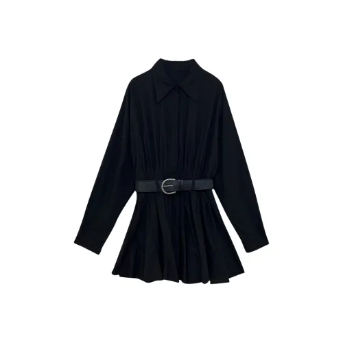 Icicofficial Длинное платье с длинными рукавами женское