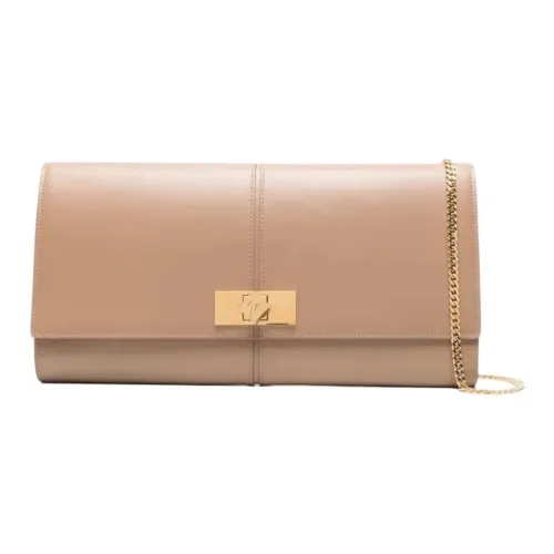Giuseppe Zanotti GZ Телячья кожа Клатч Стандартный Женский Светло-коричневый
