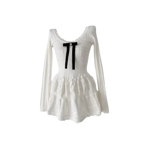 MA JOURNEE Длинное платье с длинными рукавами женское