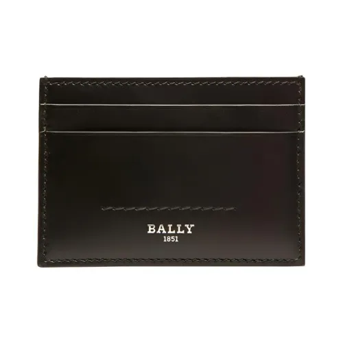 BALLY Коровья кожа Держатель для карт Мужской Черный