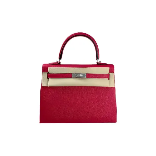 HERMES Kelly Женские Малиновый с Сливовый