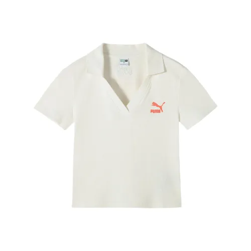 PUMA SWXPDANCEMANIA Поло Женское Белое