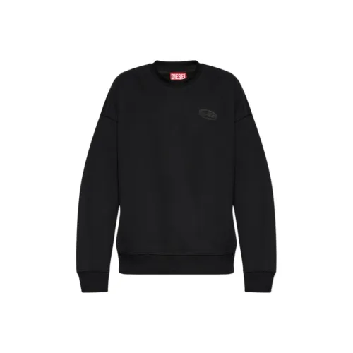 DIESEL Черные Мужские Свитшоты