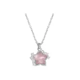 Мечтательный Ожерелье Звезда - Розовый