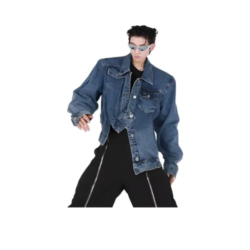 MARTHENAUT Blue Unisex Jackets MARTHENAUT Синий Унисекс Куртки