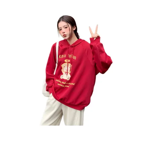 MINETTE Red Women's Sweatshirts MINETTE Красный Женские Толстовки