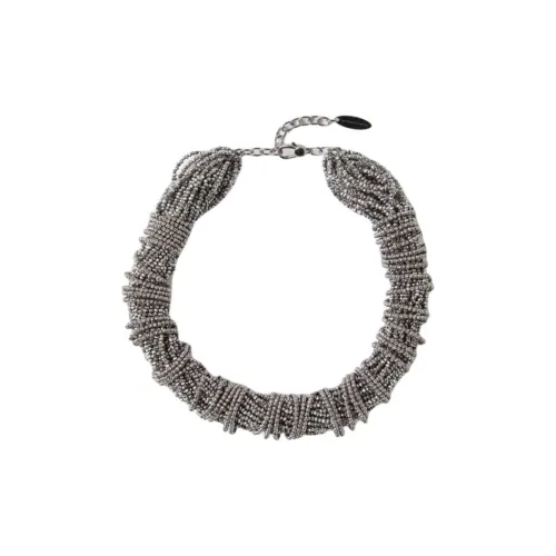 BRUNELLO CUCINELLI 975 Серебряные Ожерелья Женское Серебряное