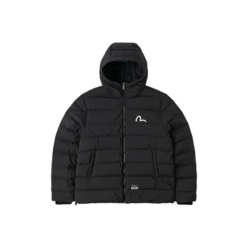 EVISU Черный Мужской Пуховик