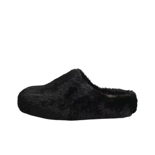 Puppytown Резиновая подошва Голова Мюли с ворсистой текстурой Женские