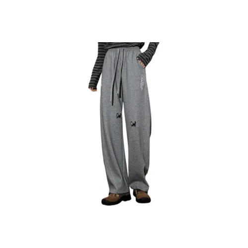 Coolhut Светло-серые Женские Повседневные Штаны