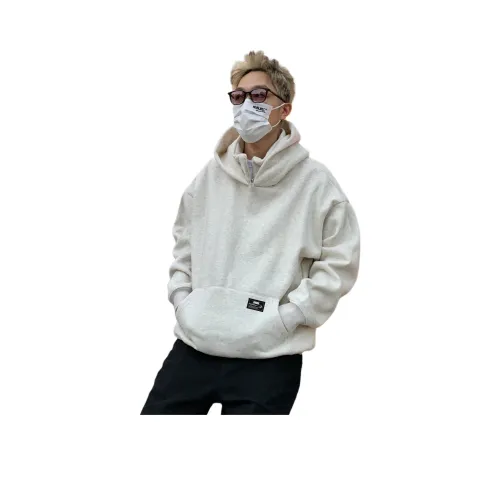 ZIAREL Белый Фотиния Серый [Съемный Trademark] Унисекс Свитшоты