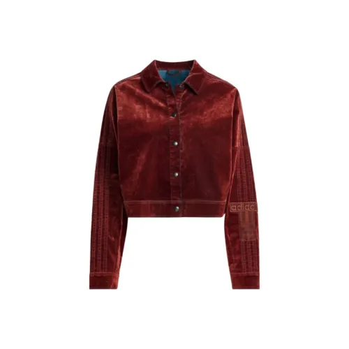 Adidas Originals ADIBREAK FW25 Брушированная саржа Куртка Женская