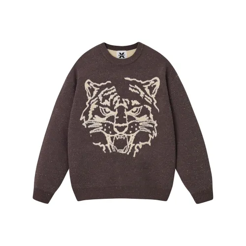 ED HARDY X Коричневый Унисекс Свитера