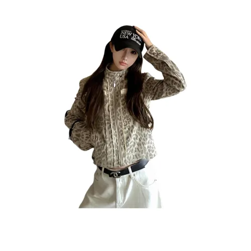 GORGEOUSIDEA Камуфляж Леопард с принтом Куртка Женская Куртка