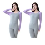 Антибактериальный хлопок & Светло-фиолетовый & Серый + Светло-фиолетовый & Серый