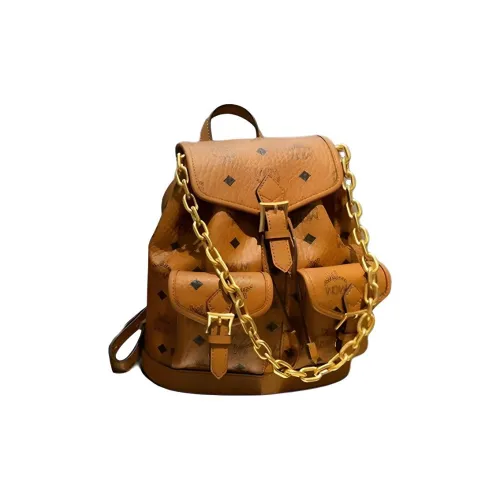 MCM ArenVisetos Рюкзак из искусственной кожи мини женский коричневый