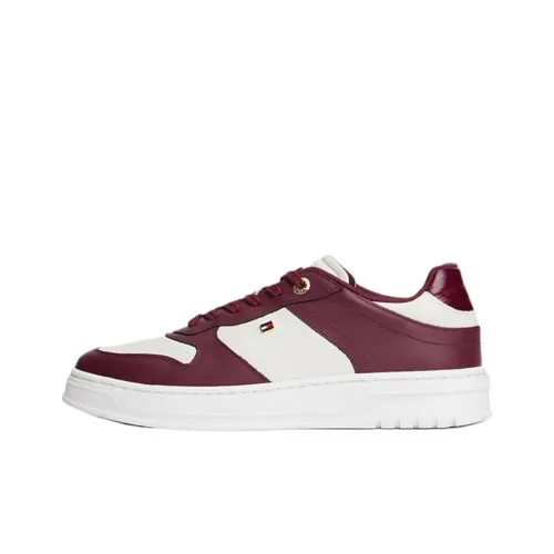 Tommy Hilfiger Trainers Low Топ Кроссовки для скейтбординга Женские Белые Коричневые