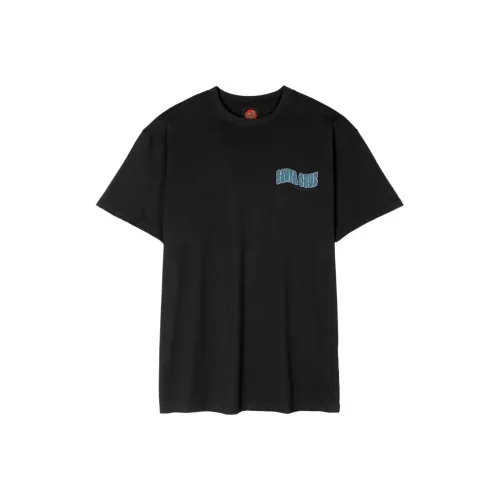 Santa Cruz Мужские черные футболки