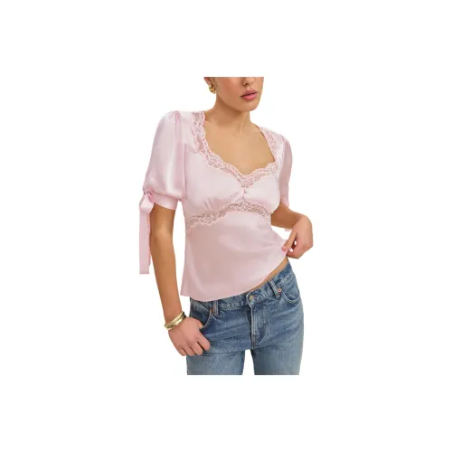 Reformation Cherry Blossom Розовые Женские T-рубашки