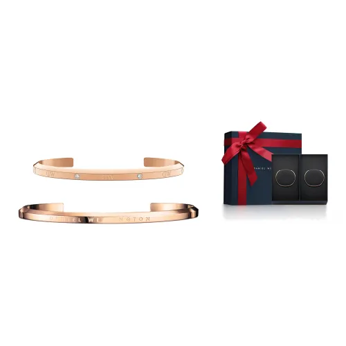 Daniel Wellington Alloy Bangles Unisex Rose Gold Даниэль Уэлингтон Сплав Браслеты Унисекс Розовое Золото