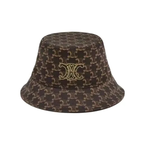 CELINE 100% хлопок Панамы Унисекс Коричневый