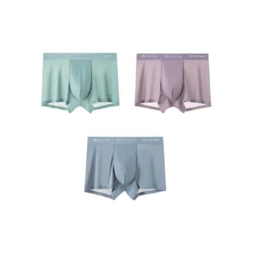 Dickies Светло-синий + Светло-фиолетовый + Зеленый Мужские боксер-шорты