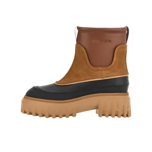 HOGAN H700 Короткие Сноубутсы 7,5 см Женские Коричневые