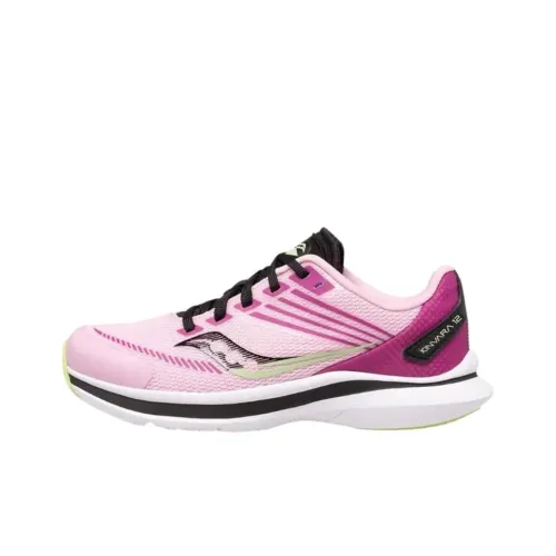 Saucony Kinvara Elite 12 Low Топ Детские беговые кроссовки Розовый Подростки
