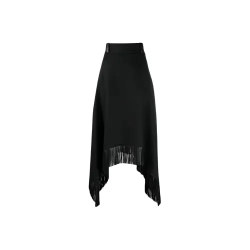 SAINT LAURENT Юбка средней длины женская черная