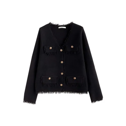 Tonlion Черный Женские Меховые изделия