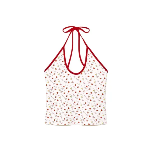 GLOWNY Красный Женский Топ