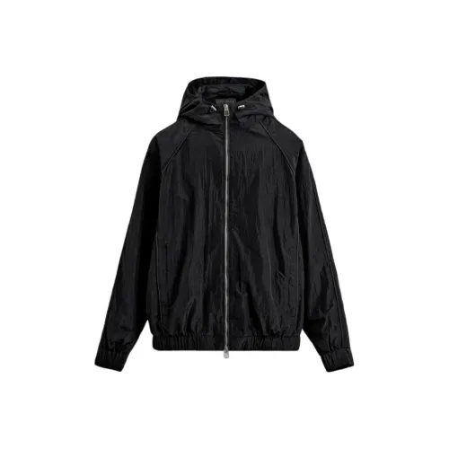 ZARA Мужские черные куртки